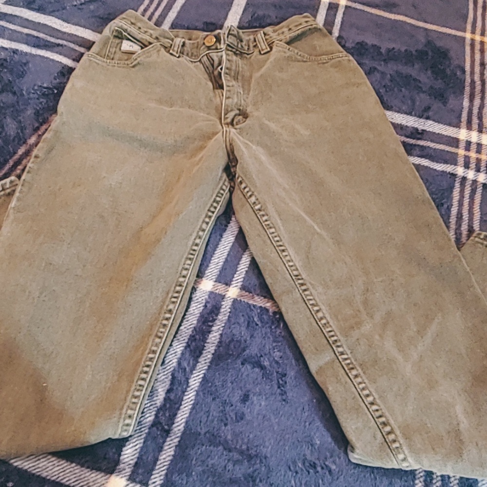 Levi jeans olive green